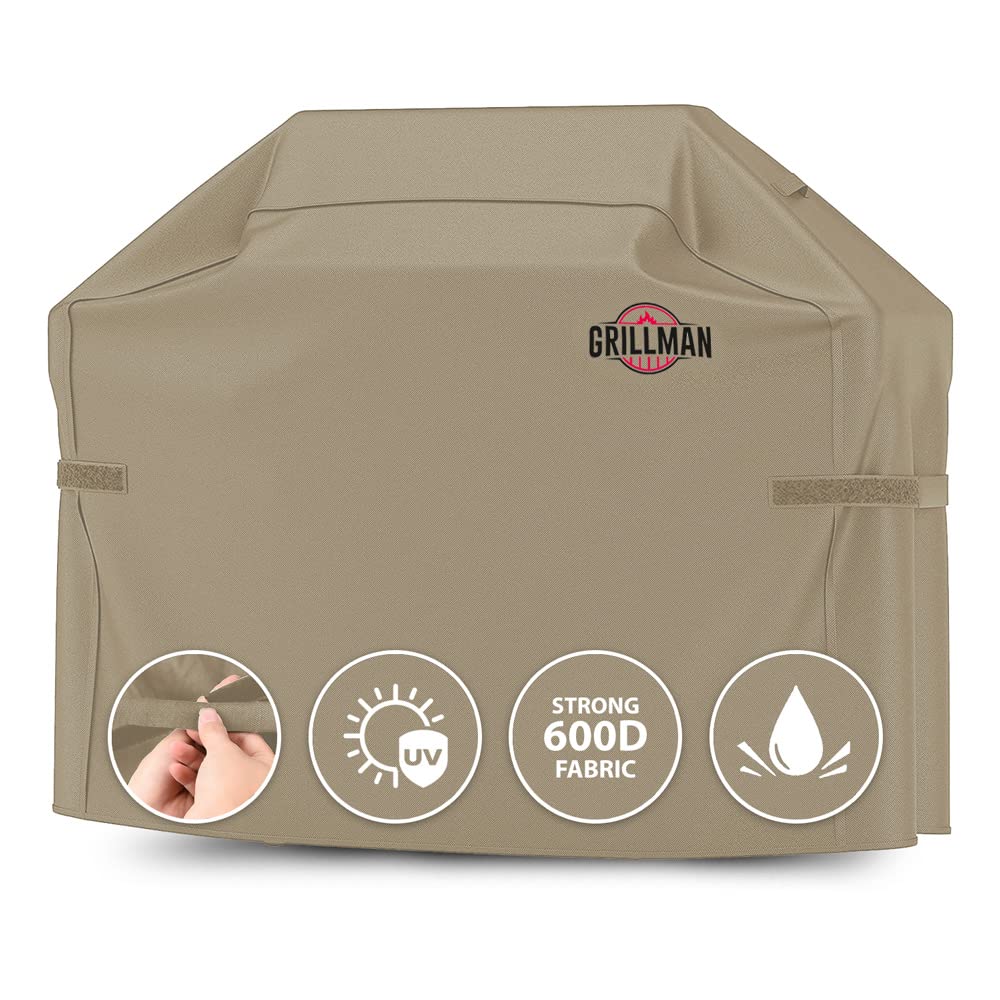 Grillman grill cover waterproof-durable shields your grill from rain and snow.