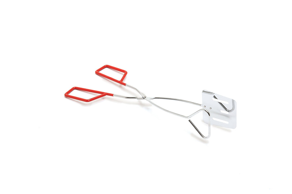 GrillPro 40730 chrome 2-in-1 Turner/Tong front view for easy flipping and lifting on grills