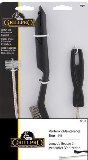 GrillPro two-piece cleaning kit ready for seasonal grill maintenance.