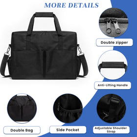 Grilltonic bag front and side pockets for accessories organization