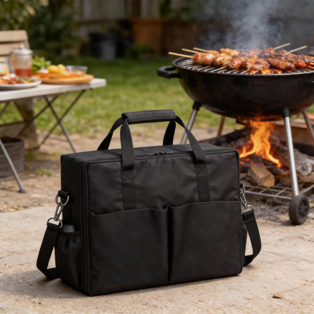 Grilltonic weatherproof bag protects gear from rain and dust