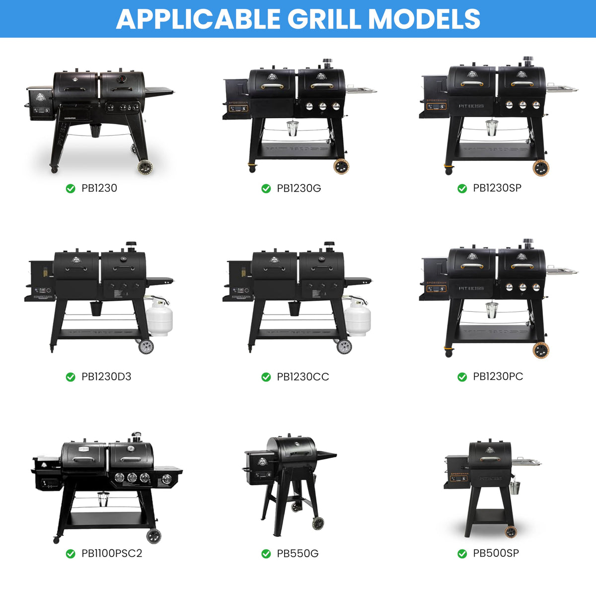 Grilltonic Flame Broiler Kit PB1100PSC1 component with durable steel construction.
