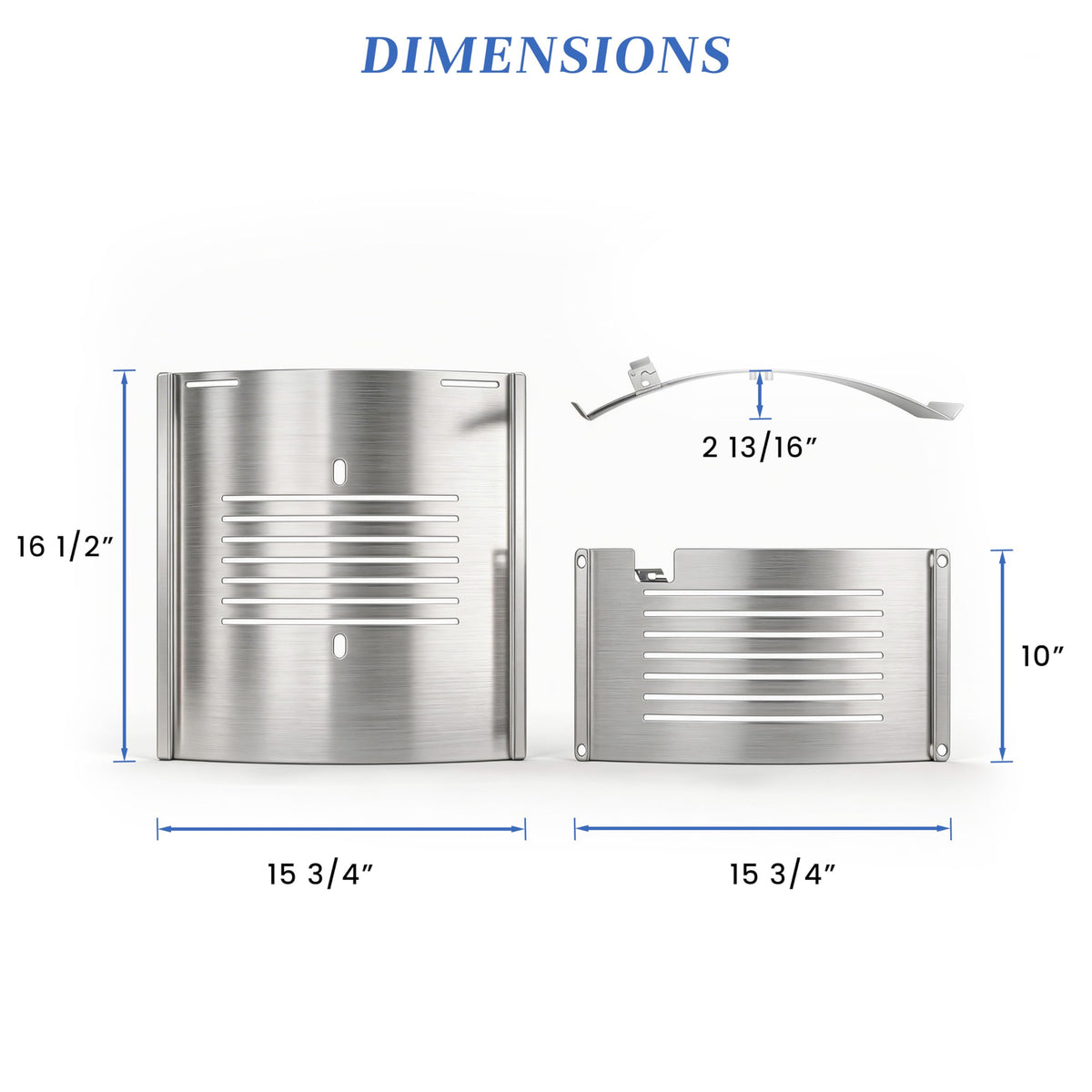 Grilltonic Flame Broiler Kit PB1230 bottom plate provides steadier flame control.