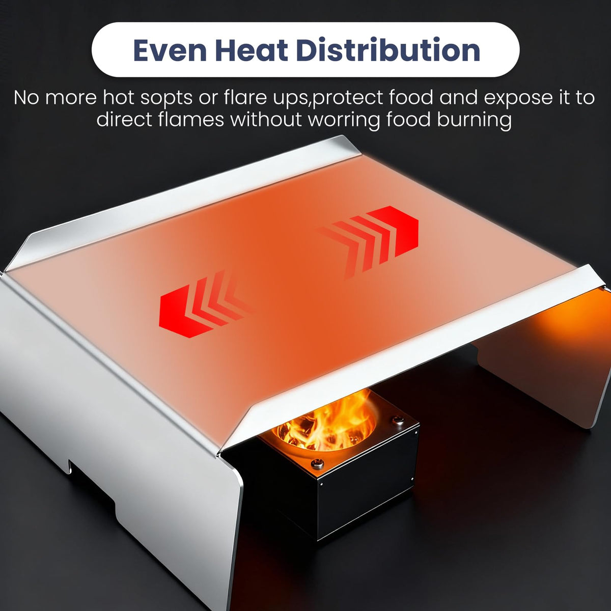 Grilltonic heat diffuser supports wide Pit Boss compatibility across models.