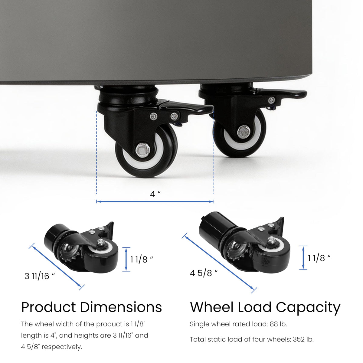 Grilltonic Wheel Kit for Ninja Fireside360 with smooth patio movement.