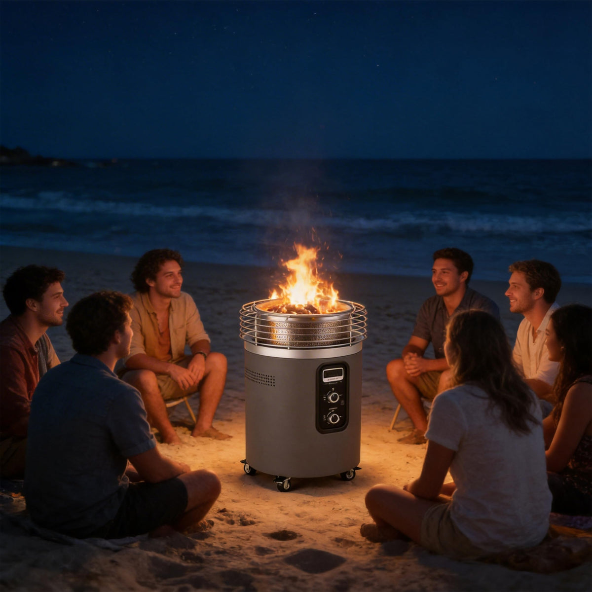 Grilltonic Wheel Kit for Ninja Fireside360 offers quiet roll on tile and concrete.