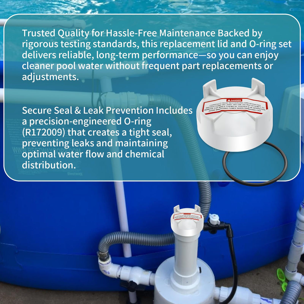 GripNex secure seal: precise O-ring ensures leak prevention.