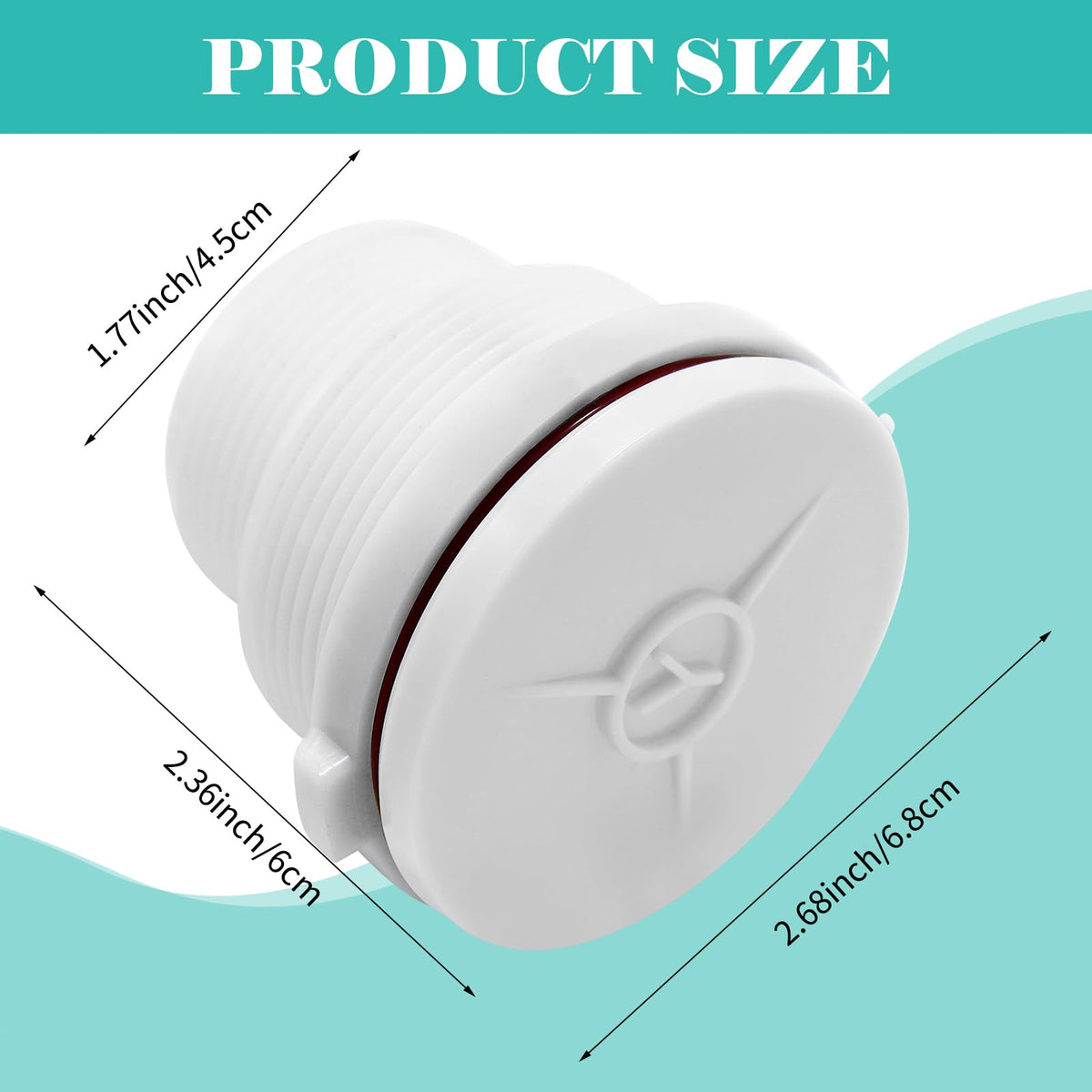 GripNex SP1056 hydrostatic relief valve in pool plumbing for automatic pressure relief