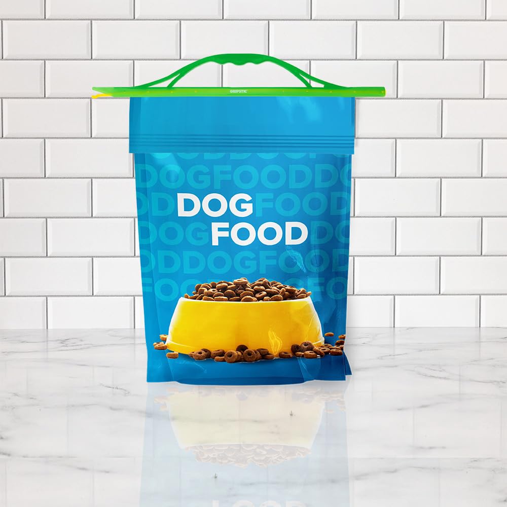 GripStic folded bag seal illustration of simple fold-and-seal method