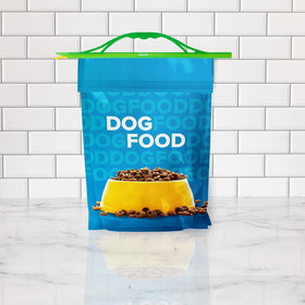 GripStic folded bag seal illustration of simple fold-and-seal method