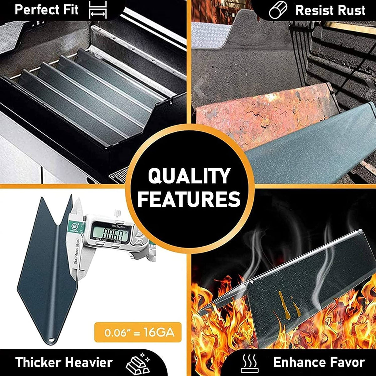 GRISUN flavorizer bars for Genesis Silver A deliver stable heat and efficient draining.