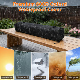 GRISUN umbrella-hole compatibility supports versatile table placement.