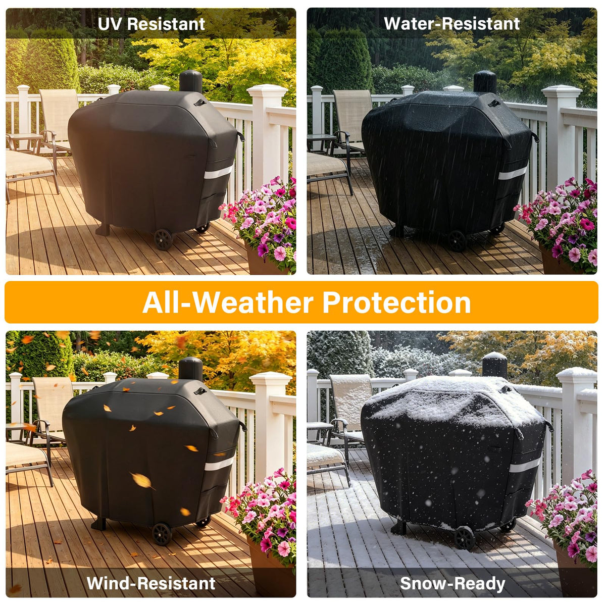 GRISUN 600D waterproof fabric beads water and resists fading