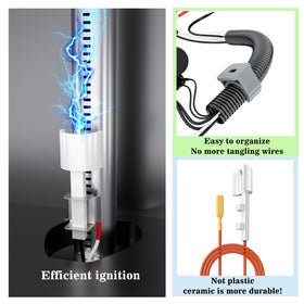 GRISUN 66354 grounding wire prevents sparks during operation.