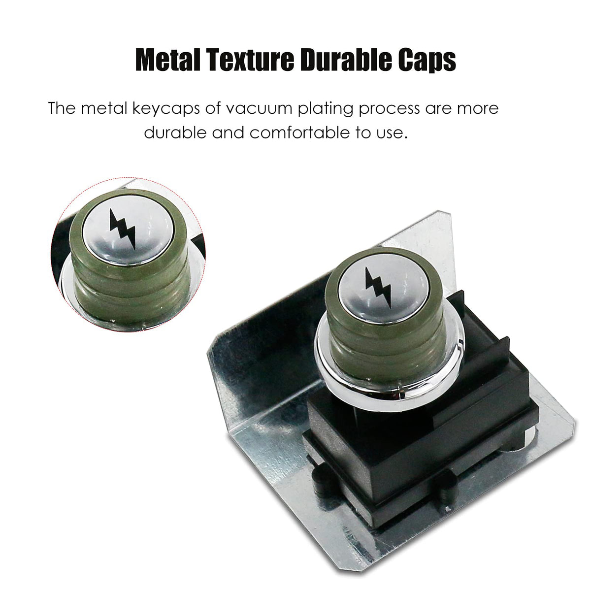 Grisun igniter electrode detail highlighting durable ignition component