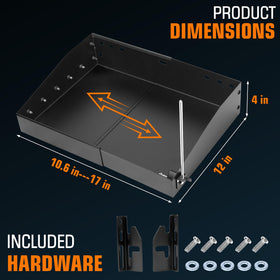 GRISUN adjustable folding side shelf beside Pit Boss 700FB keeps tools within reach.