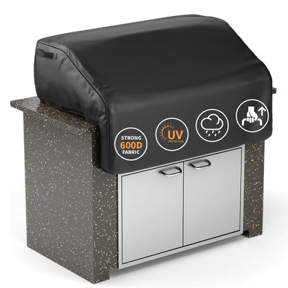 Grisun built-in Bull Outlaw 39-inch cover shields against rain and sun.