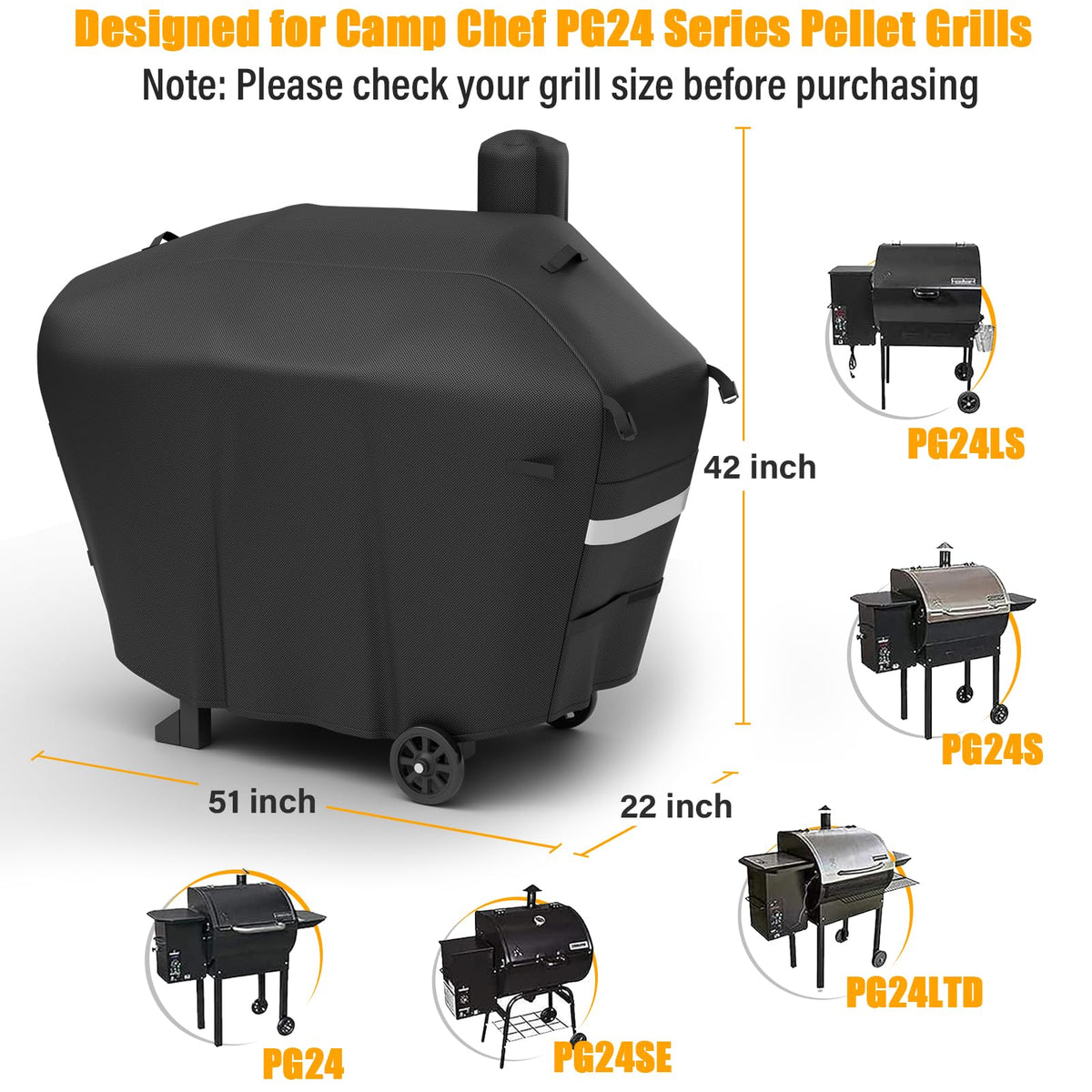 GRISUN DLX 24 SmokePro with side vents for airflow and moisture control
