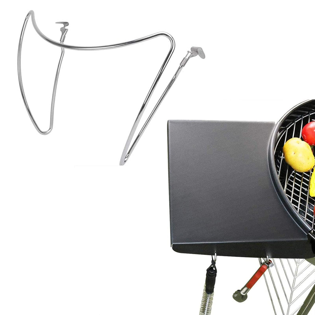 GRISUN storage packs neatly inside the grill when cool.