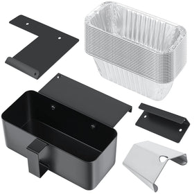 GRISUN grease catcher pan with lid-friendly design for Blackstone griddles.