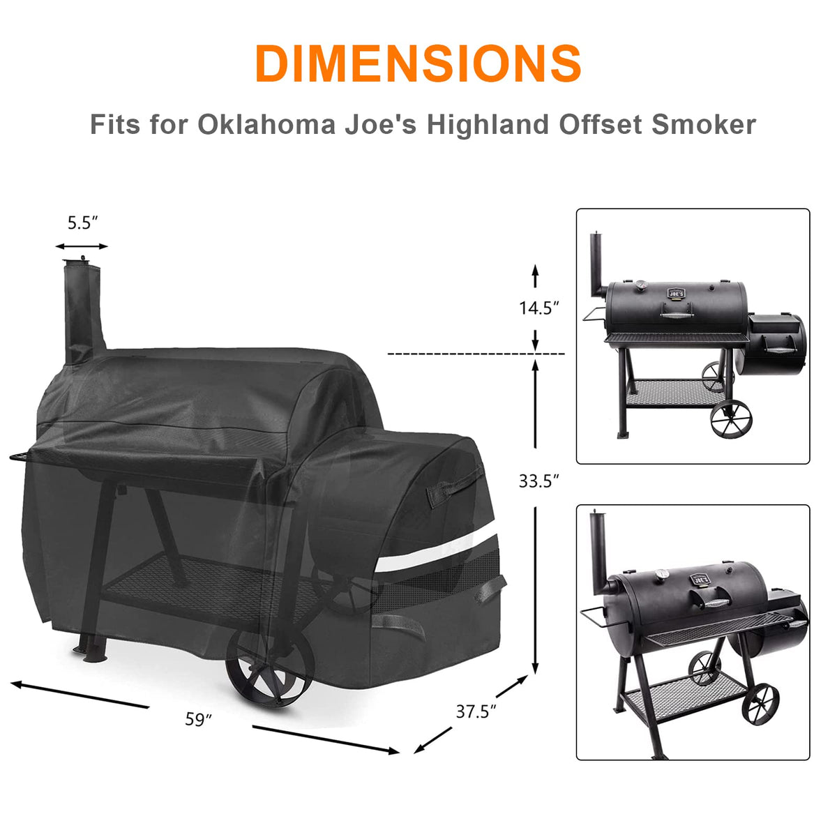 Grisun grill cover close-up shows 600D fabric and lasting water resistance.