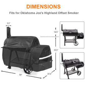 Grisun grill cover close-up shows 600D fabric and lasting water resistance.