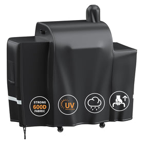GRISUN grill cover fits Pit Boss Platinum Laredo 1000 snugly to guard against the elements.