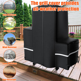 GRISUN PB2180LK grill cover reflective strip improves night visibility