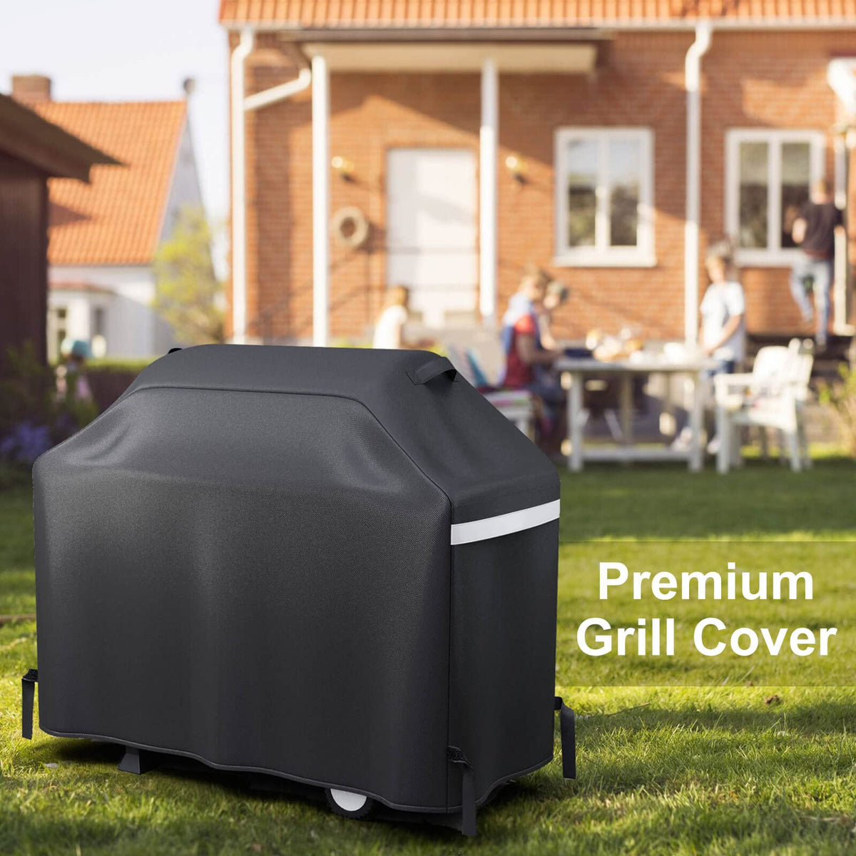 Grisun cover side air vents reduce moisture near grill