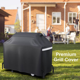 Grisun cover side air vents reduce moisture near grill