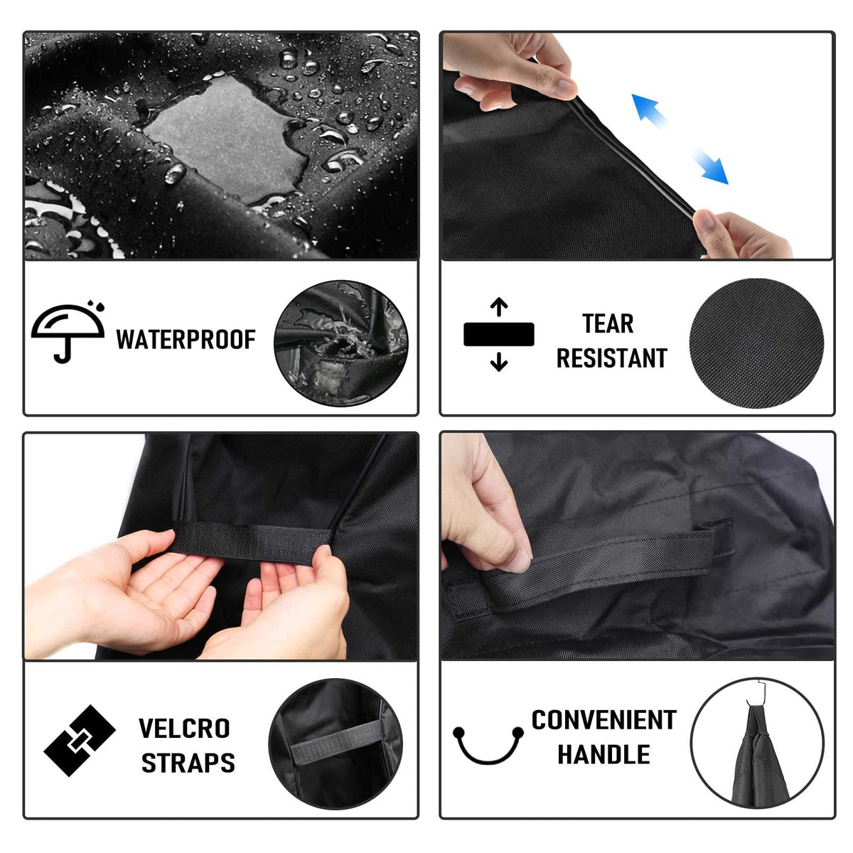 GRISUN vertical zipper design aids quick removal