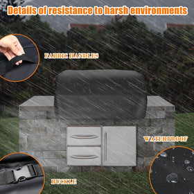 Grisun waterproof vinyl-coated cover preserves color and longevity.