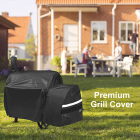 Grisun grill cover delivers weatherproof durability and colorfast protection.