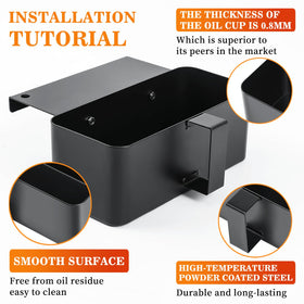 GRISUN three-hook assortment for versatile mounting on Blackstone grills.