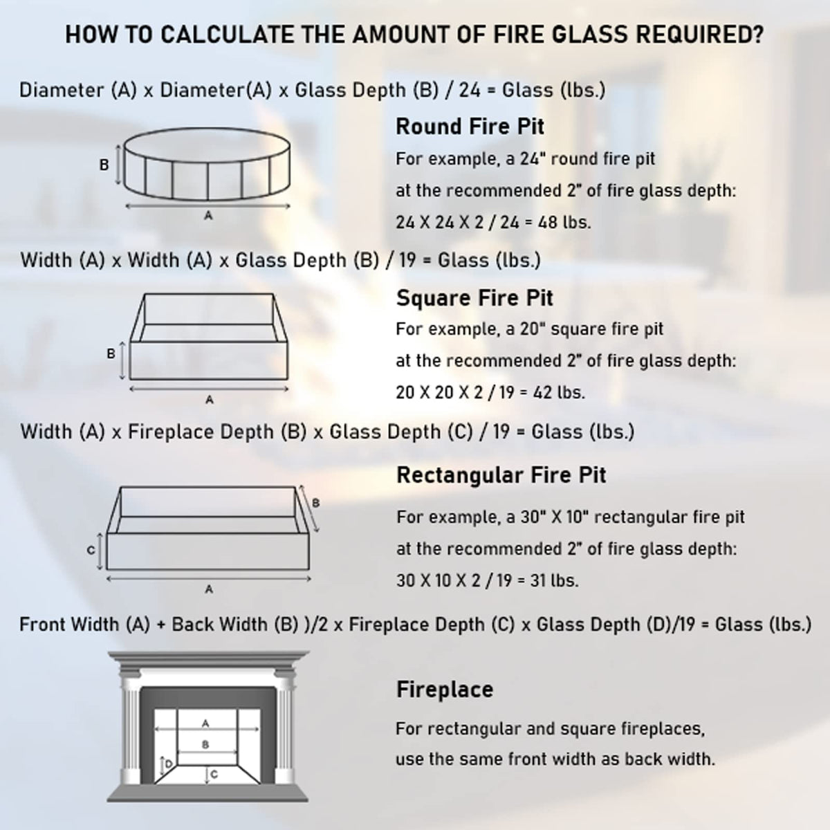 GRISUN Onyx Black Fire Glass heat retention visuals under flame