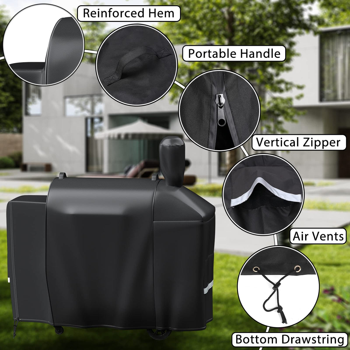 GRISUN easy-clean surface resists dirt for quick maintenance.