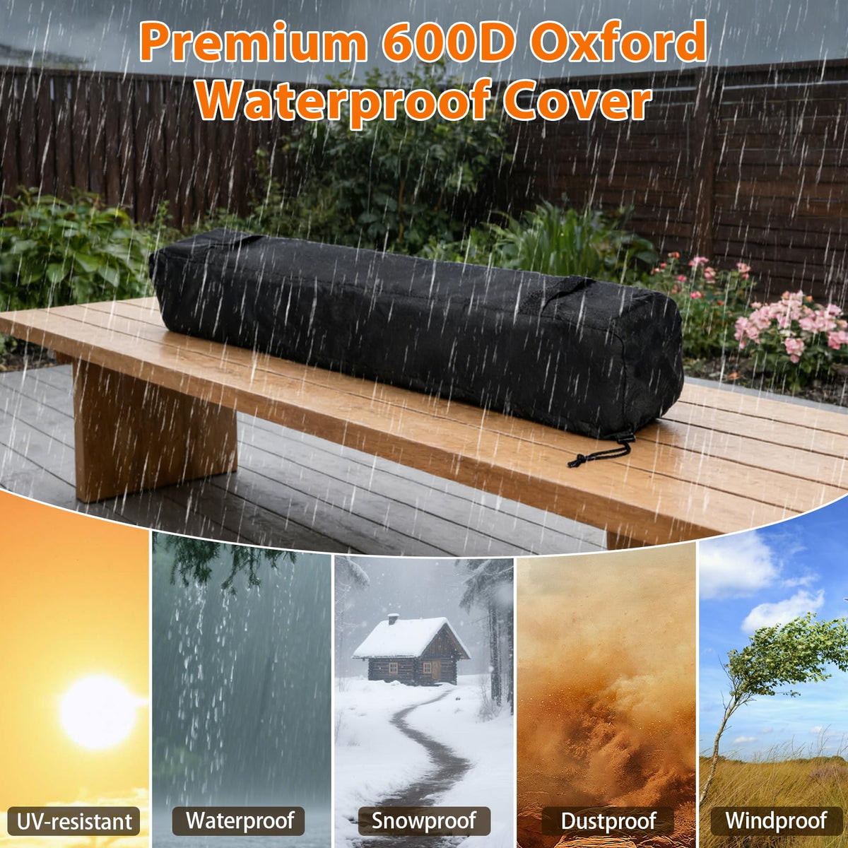 GRISUN rectangular fire bowl with wind guard for safety