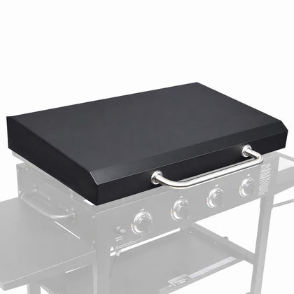 GRISUN upgraded griddle lid for Blackstone 36-inch with hinged design aiding heat retention.