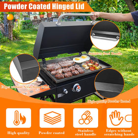 GRISUN Package includes lid, handle, brackets, and screws for quick setup.