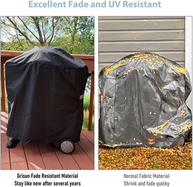 GRISUN Velcro straps secure the cover against wind during outdoor use.