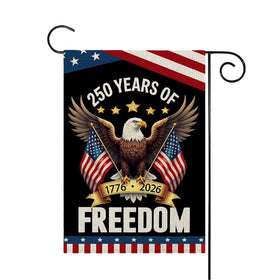 Gritose 250th Anniversary flag with an eagle design, ideal for outdoor patriotic displays.