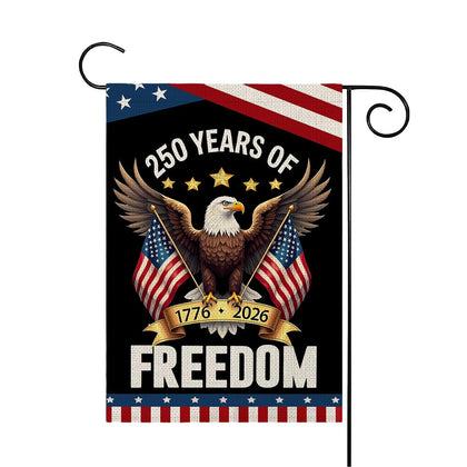 Gritose 250th Anniversary flag with an eagle design, ideal for outdoor patriotic displays.