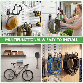 GritVibe indoor outdoor hose storage for versatile spaces.