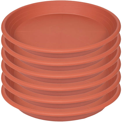 Grjoprt plant saucer 4inch for small pots keeps surfaces clean.