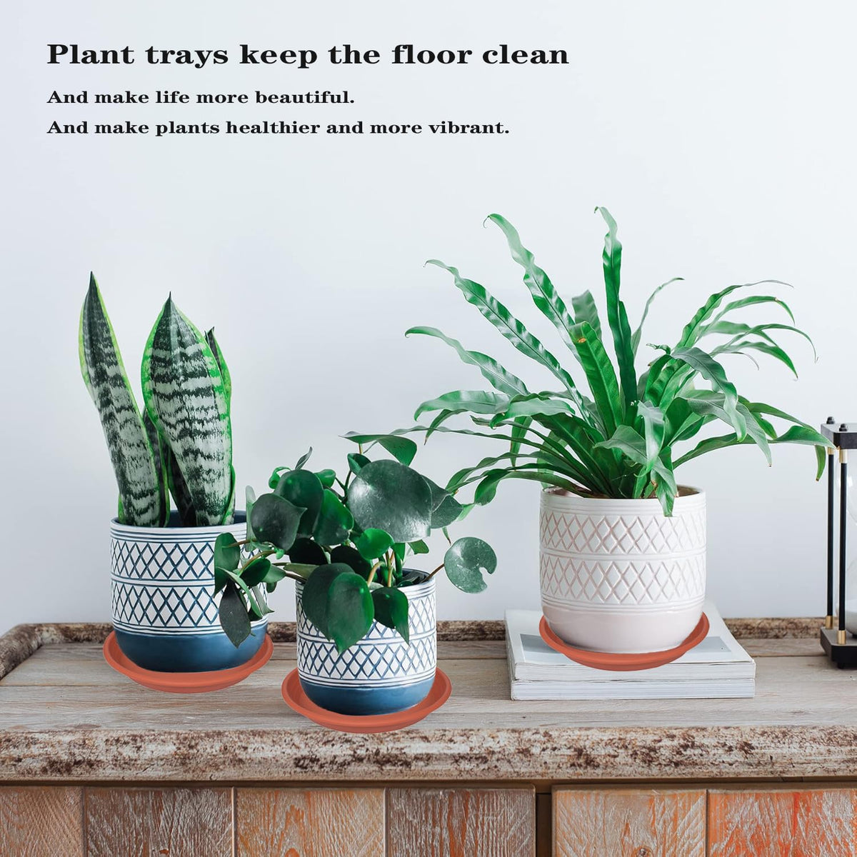 Grjoprt polypropylene durability tray resists warping over time.