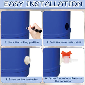 GrliTra hole saw used for clean, quick installation