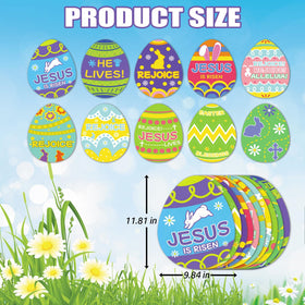 GRMIKBU Easter yard sign stakes installation for quick, tool-free setup