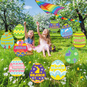 GRMIKBU Religious Easter designs for outdoor walls and lawns