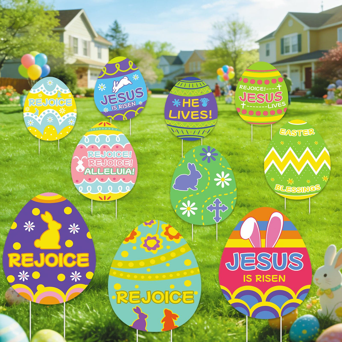 GRMIKBU Weatherproof yard signs resist rain and sun for outdoor use