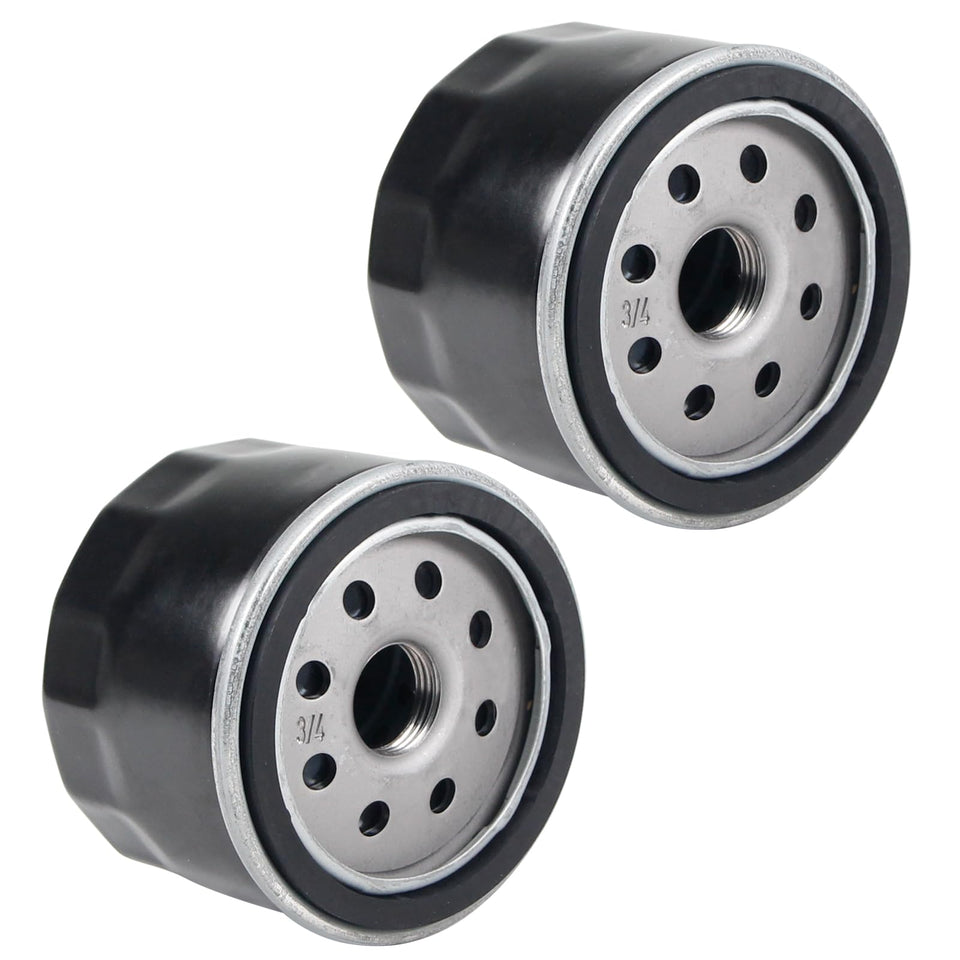 Grngven 492932S oil filter two-pack for lawn mowers, easy replacement and reliable protection.